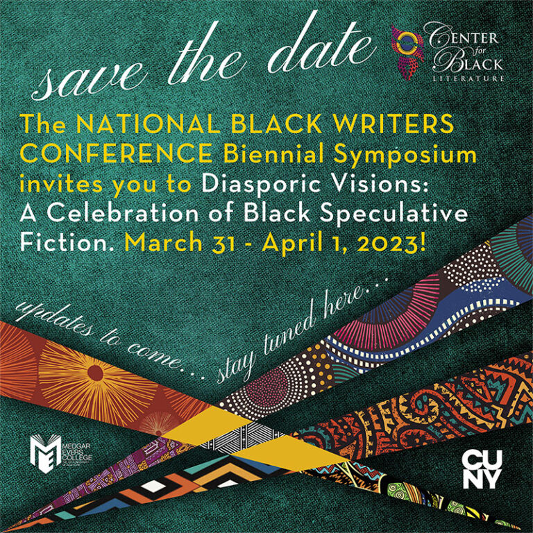 NBWC 2023 Save the Date Center for Black Literature