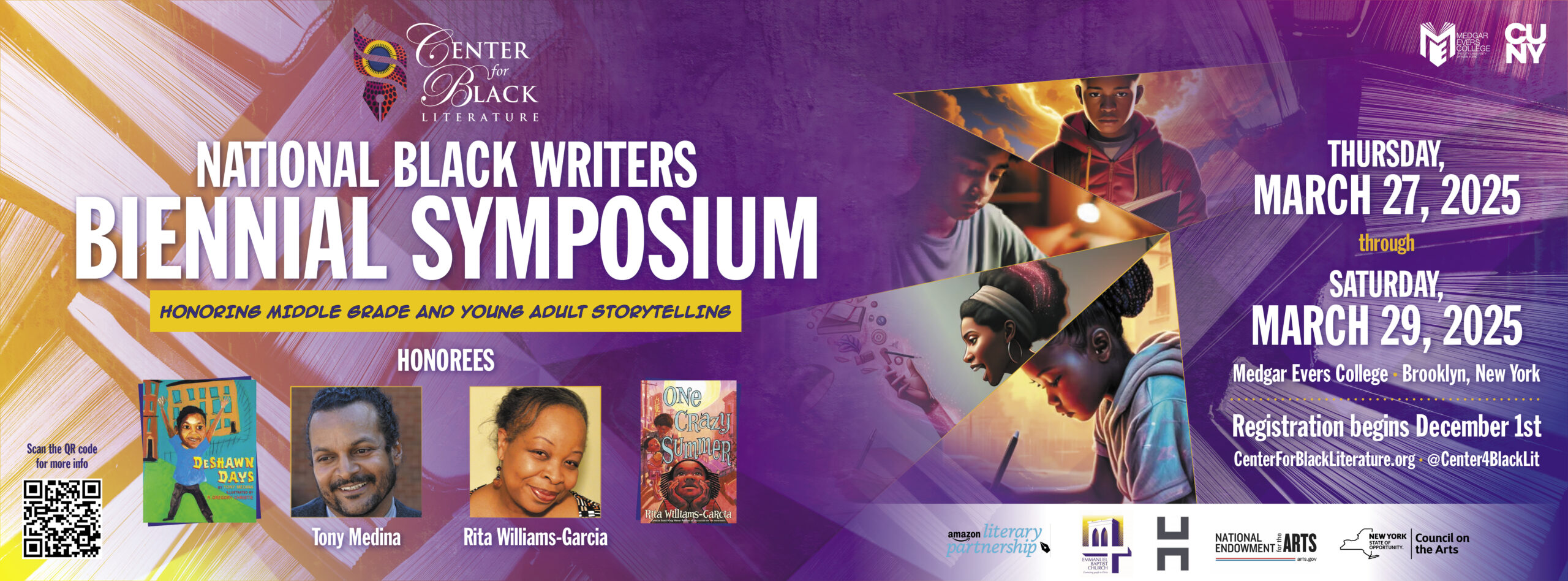 National Black Writers Biennial Symposium 2025 Banner